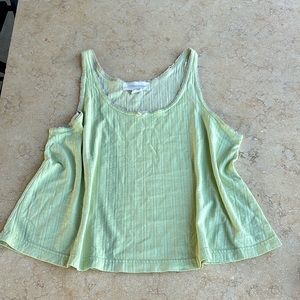 Lime, green Victoria’s Secret top with bow